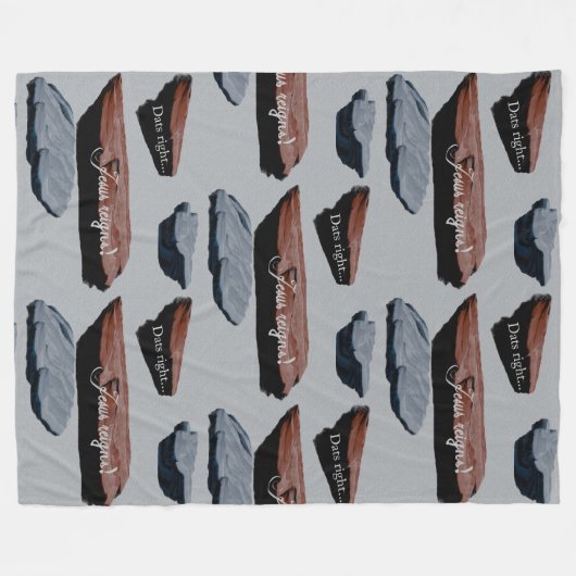 Große Fleece-Blanket: Stein-Wirbel Fleecedecke (Vorderseite (Horizontal))