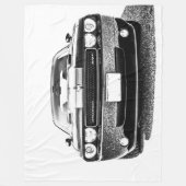 Große Fleece-Decke Muscle Car Fleecedecke (Vorderseite)