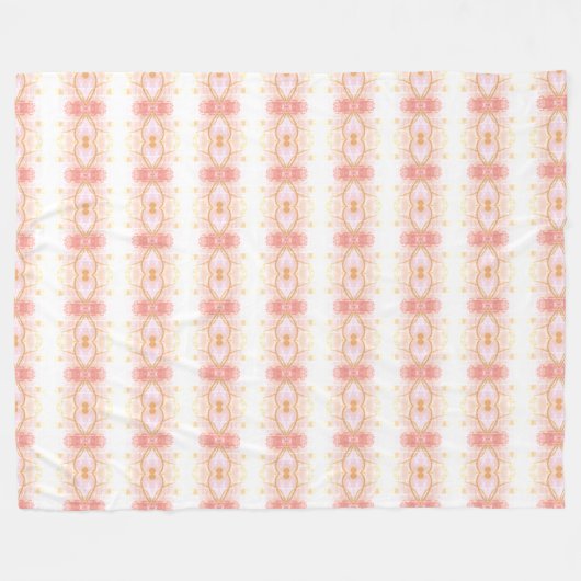 Große Fleece Korallenrosa-Muster (Vorderseite (Horizontal))