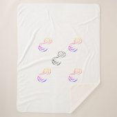 Große Fleece Stalldecke Sherpadecke (Vorderseite)