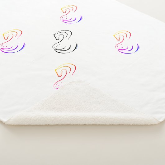 Große Fleece Stalldecke Sherpadecke (3/4)