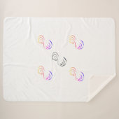 Große Fleece Stalldecke Sherpadecke (Vorderseite (Horizontal))