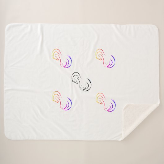 Große Fleece Stalldecke Sherpadecke (Vorderseite (Horizontal))