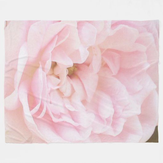 grosse Fleecedecke "Roses", rosa (Vorderseite (Horizontal))