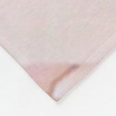 grosse Fleecedecke "Roses", rosa (Ecke)