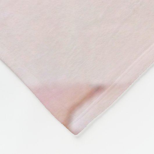 grosse Fleecedecke "Roses", rosa (Ecke)