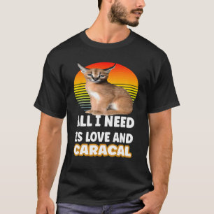 Große Floppa-Meme-Katze T-Shirt