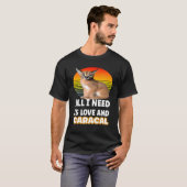Große Floppa-Meme-Katze T-Shirt (Vorne ganz)