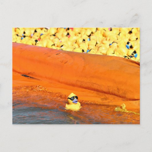 Große Flucht Postkarte (Vorderseite)