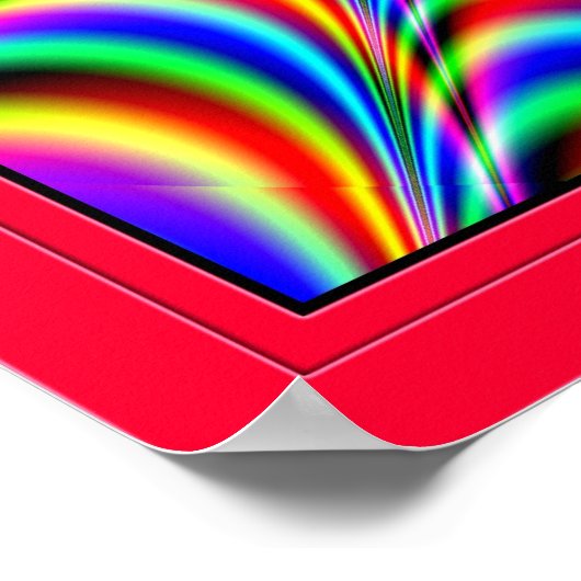 Große Flucht vor Farben Poster (Ecke)