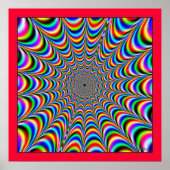 Große Flucht vor Farben Poster (Vorne)