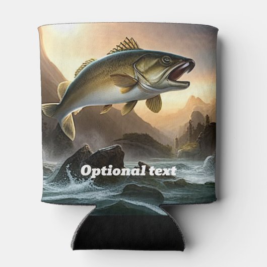 Große Forelle in Rapid Dosenkühler (Rückseite)