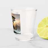Große Forelle in Rapid Schnapsglas (Rechts)