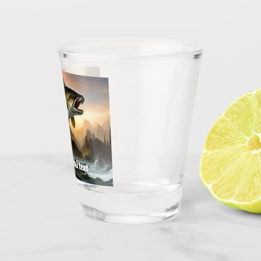 Große Forelle in Rapid Schnapsglas (Rechts)