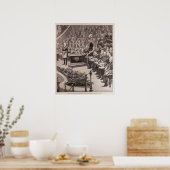 Große Freimaurerische Ansammlung im Royal Albert Poster (Küche)