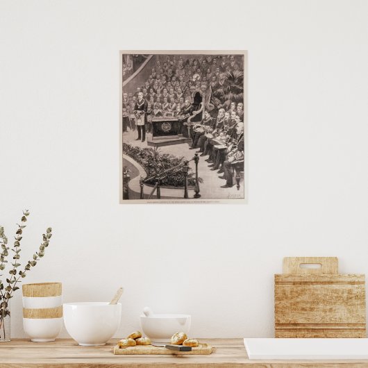 Große Freimaurerische Ansammlung im Royal Albert Poster (Küche)