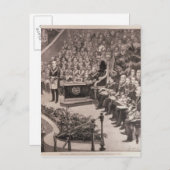 Große Freimaurerische Ansammlung im Royal Albert Postkarte (Vorne/Hinten)