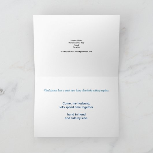 Große Freunde Karte (Innenseite)