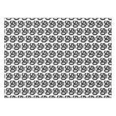 Große Fünfzig Großbuchstaben BIG 50 50 Geburtstag Tischdecke (Vorderseite (Horizontal))