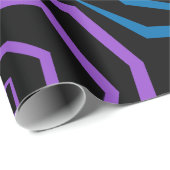 Große Funky-Wirbel Geschenkpapier (Rolleneckpunkt)