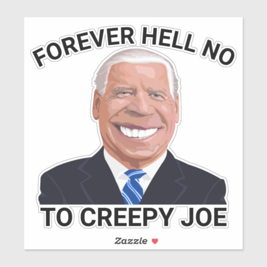 GROSSE FUNNY CREEPY JOE BIDEN DECALS AUFKLEBER (Blatt)