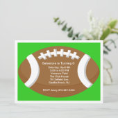 Große Fußball-Kindergeburtstag-Einladung Einladung (Stehend Vorderseite)