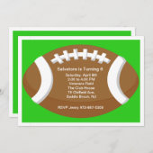 Große Fußball-Kindergeburtstag-Einladung Einladung (Vorne/Hinten)