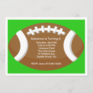 Große Fußball-Kindergeburtstag-Einladung Einladung