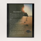 Große Fußspuren Puzzle (Vertikal)