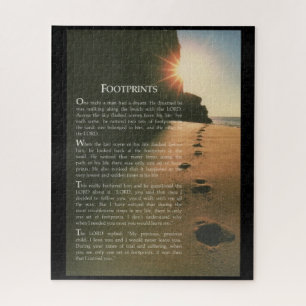 Große Fußspuren Puzzle