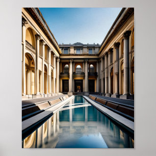 Große Galerie im Louvre Poster