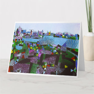 Große Gärten an der Bay Art Card Karte