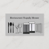 Grosse Gastronomie Business Cards Visitenkarte (Vorderseite)