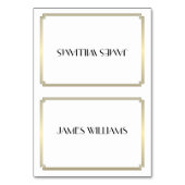 Große Gatsby Art Deco Tischnummer (Vorderseite)