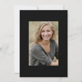 Große Gatsby inspirierte Abschluss Party-Karte Einladung (Rückseite)