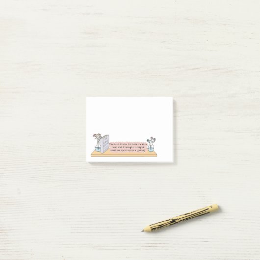 Große Gatsby Quote Post-it-Notizen Post-it Klebezettel (Auf Schreibtisch)