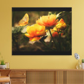 Große gearbeitete Leinwand (Insitu (Wohnzimmer))