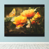 Große gearbeitete Leinwand (Insitu (Holzboden))