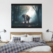 Große gearbeitete Leinwand (Insitu (Schlafzimmer))