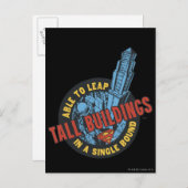 Große Gebäude Postkarte (Vorne/Hinten)