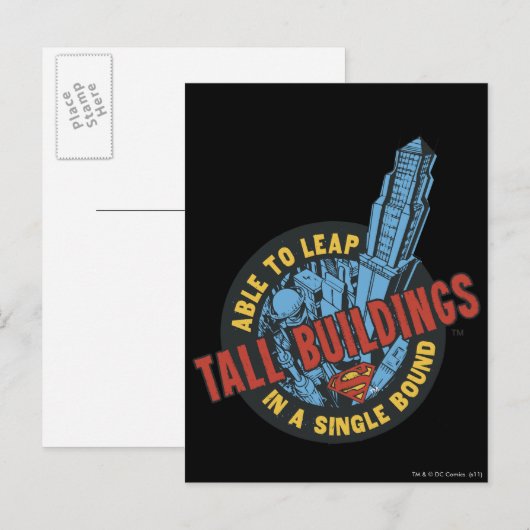 Große Gebäude Postkarte (Vorne/Hinten)