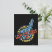 Große Gebäude Postkarte (Stehend Vorderseite)