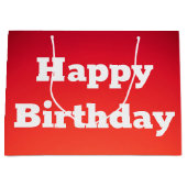 Große Geburtstagsgeschenktasche Große Geschenktüte (Vorderseite)