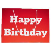 Große Geburtstagsgeschenktasche Große Geschenktüte (Rückseite)