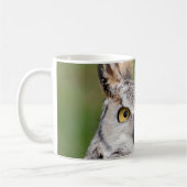 Große gehörnte Eulen-Tasse Kaffeetasse (Links)