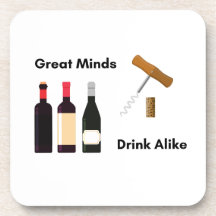 Große Geister trinken gleich auf einem