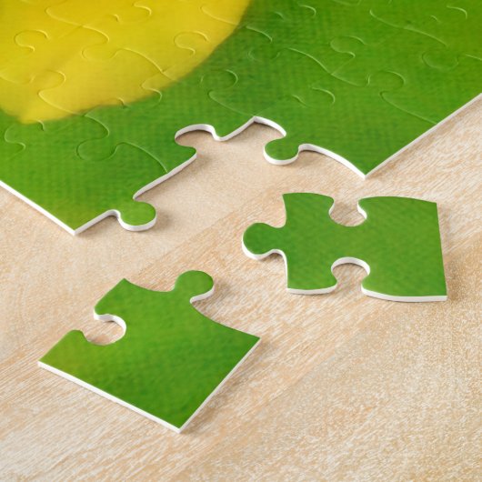 Große Gelbe Blume Kosmos Wildblume Puzzle (Seite)