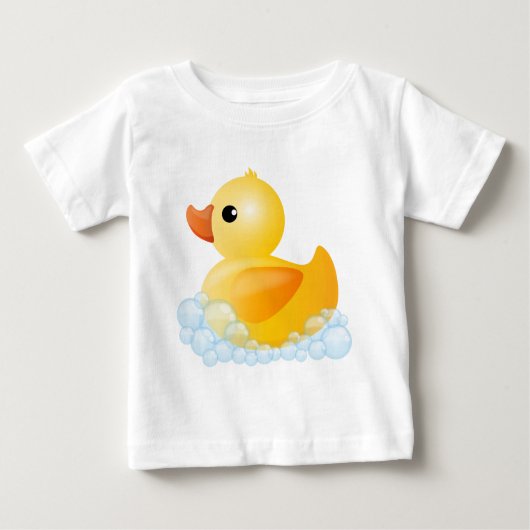 Große gelbe Ente Baby T-shirt (Vorderseite)
