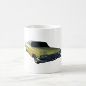 Große gelbe Flosse 59 Cadillac Kaffeetasse (Mittel)