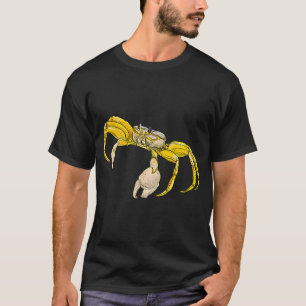 Große gelbe Krabbe T-Shirt